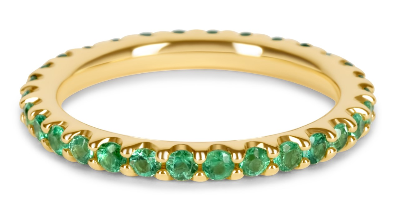 Eternity Ring  Smaragd